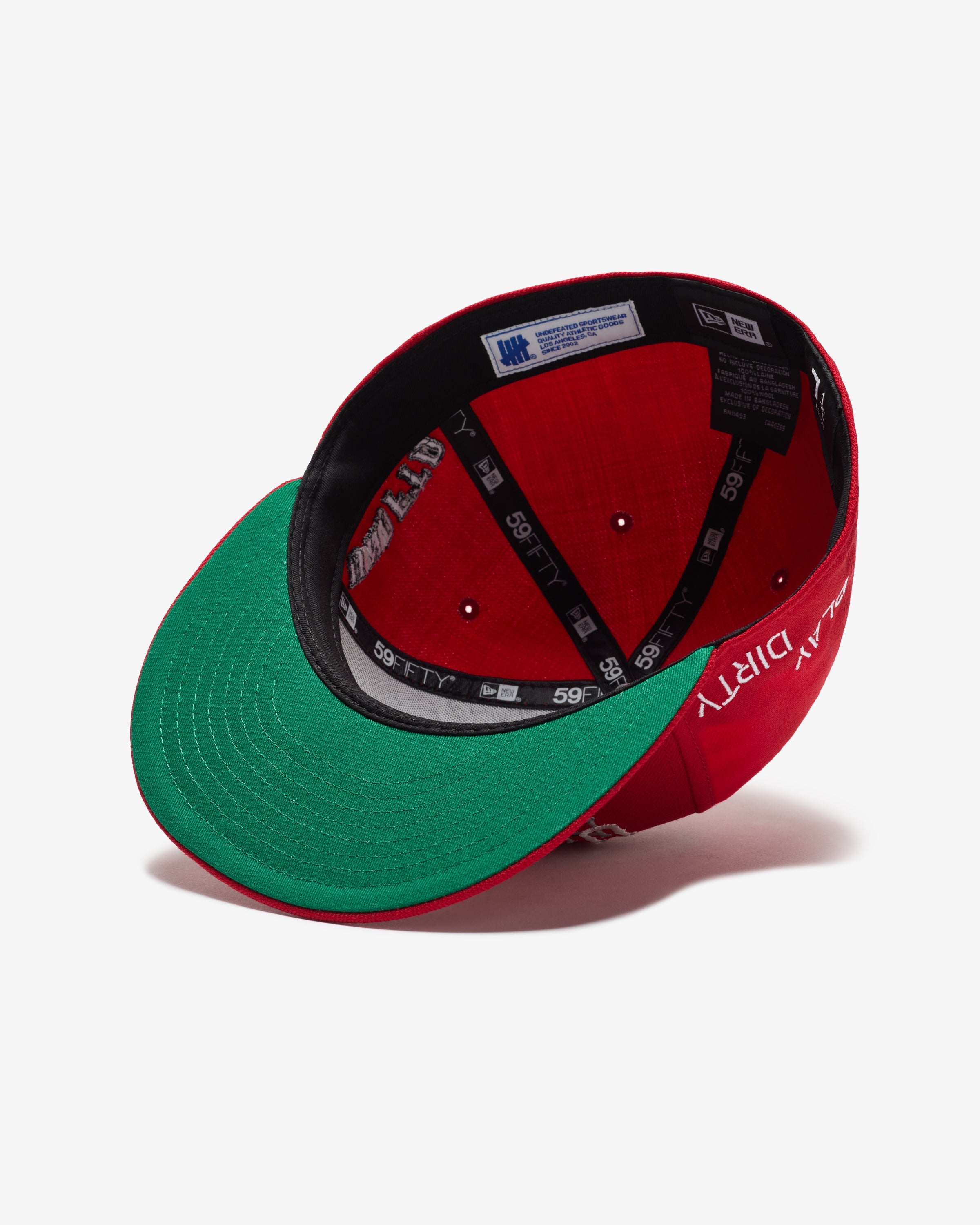 UNDEFEATED X NE ALL OVER FITTED - RED