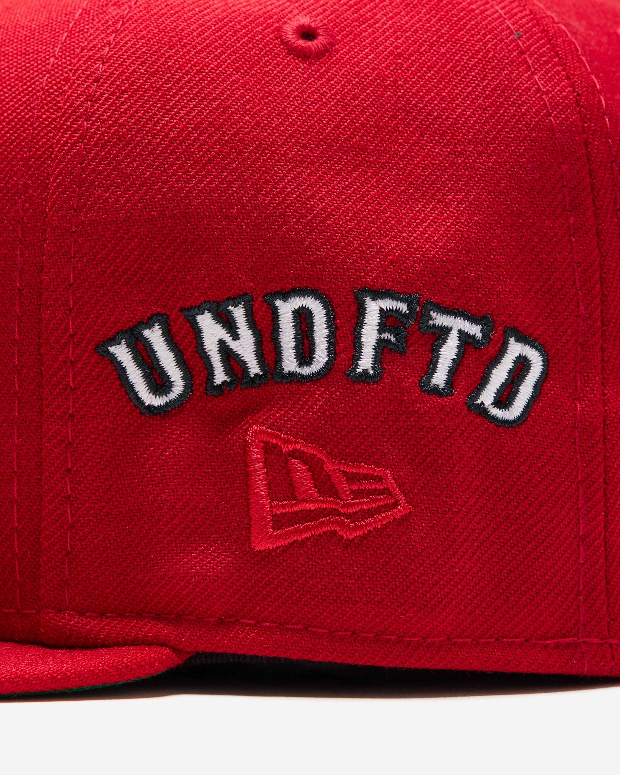UNDEFEATED X NE ALL OVER FITTED - RED