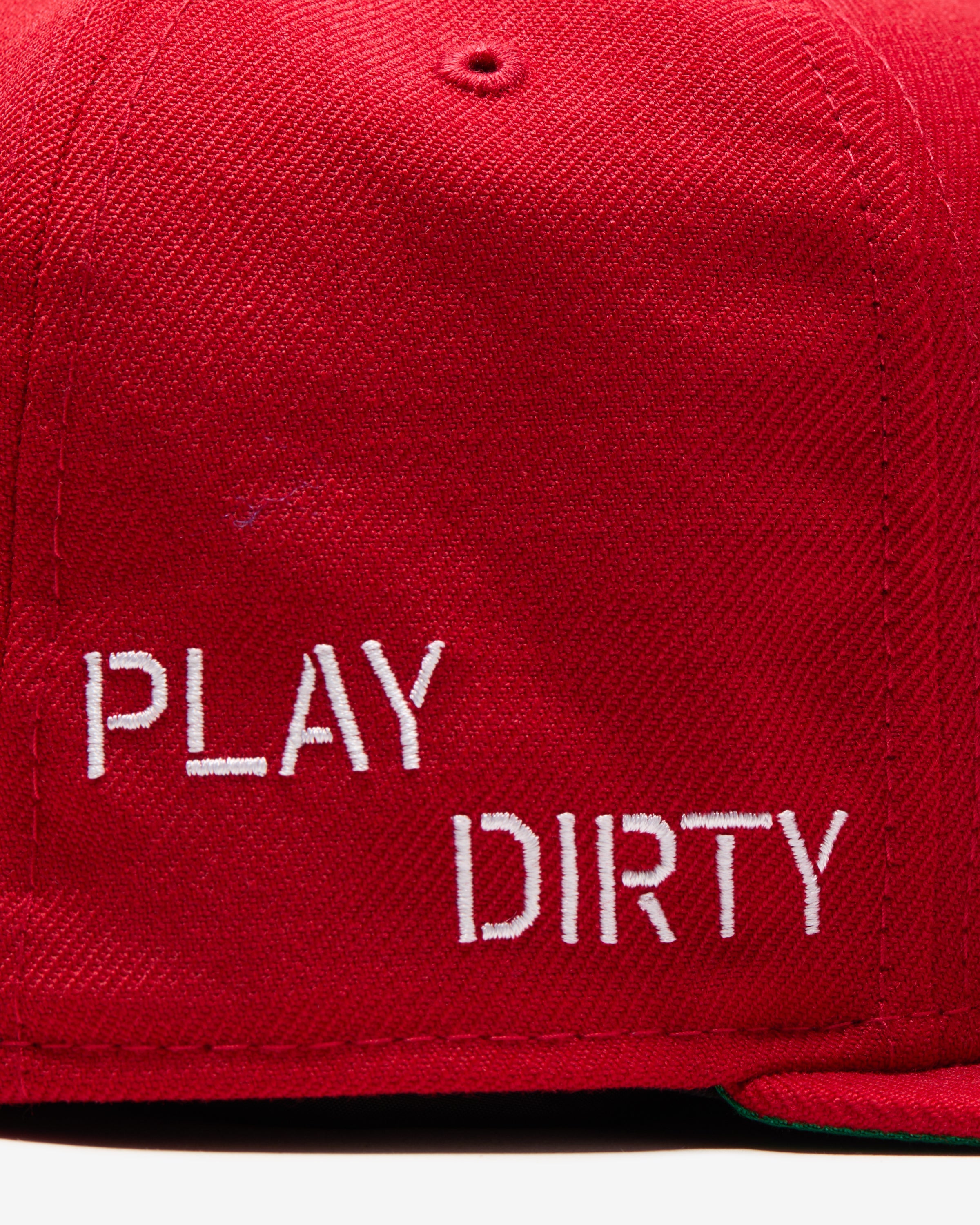 UNDEFEATED X NE ALL OVER FITTED - RED