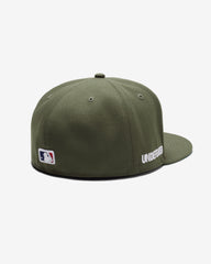 UNDEFEATED X NE X DODGERS LOGOS FITTED - OLIVE