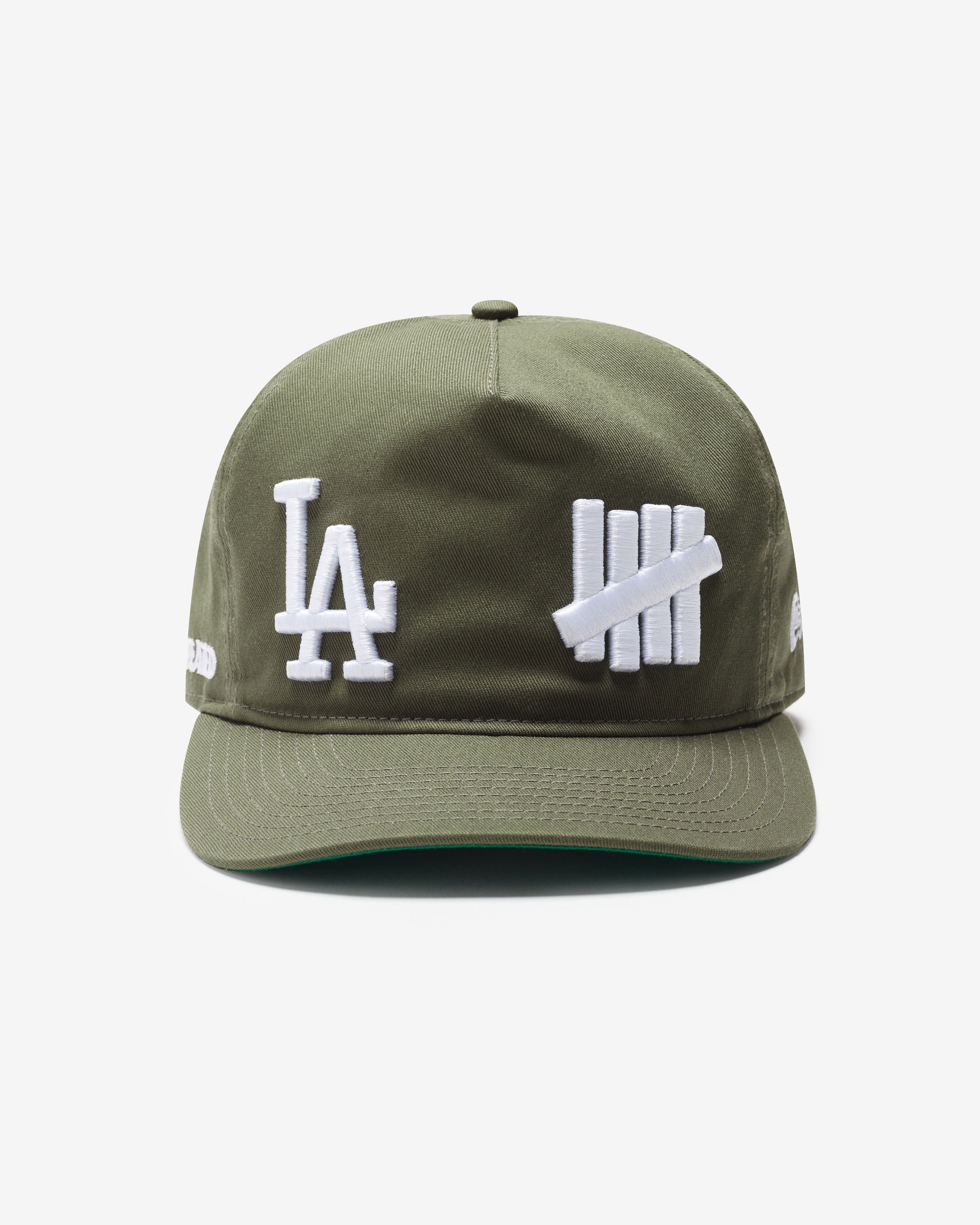 UNDEFEATED X NE X DODGERS LOGOS SNAPBACK - OLIVE