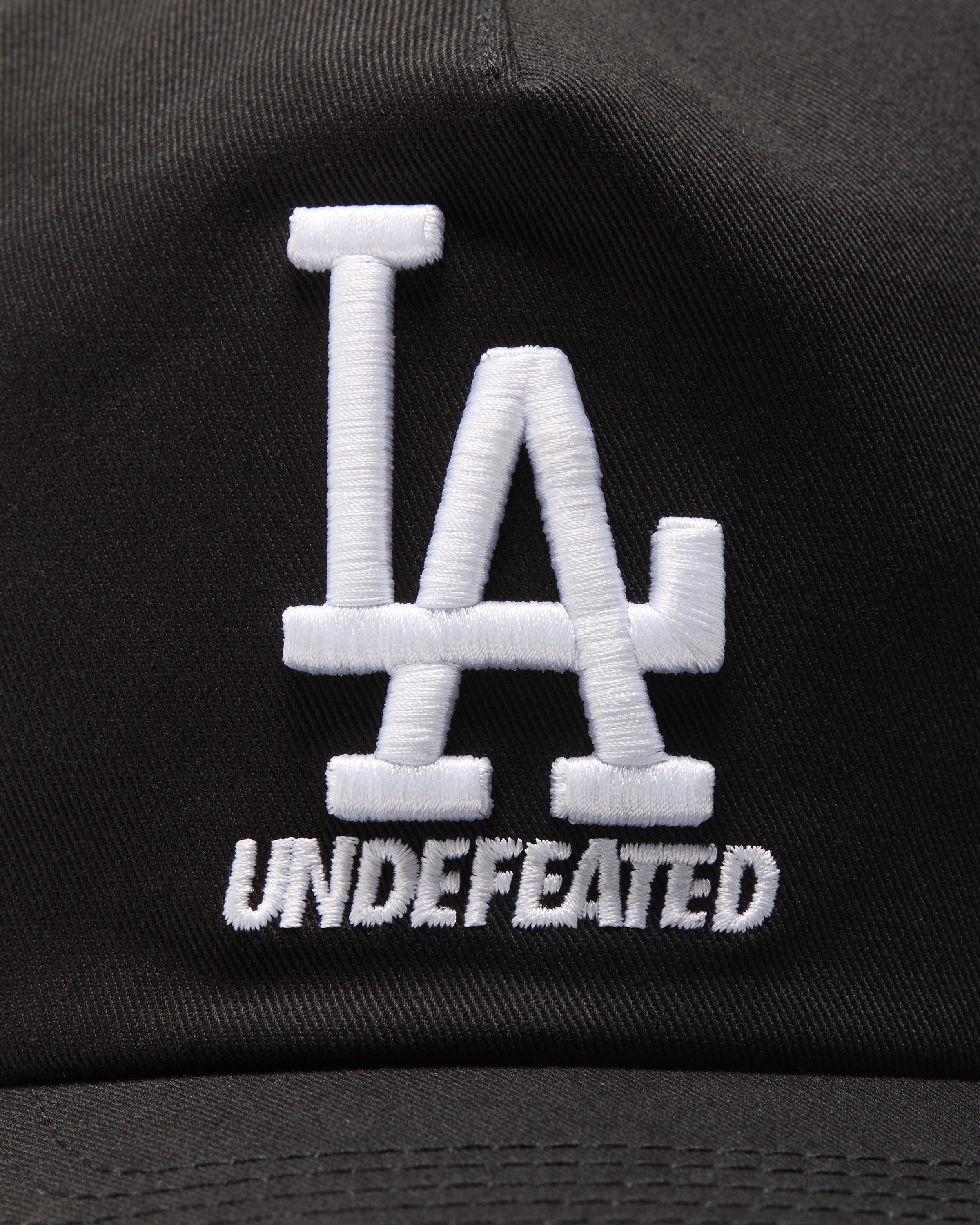 UNDEFEATED X NE X DODGERS STACKED LOGO SNAPBACK - BLACK