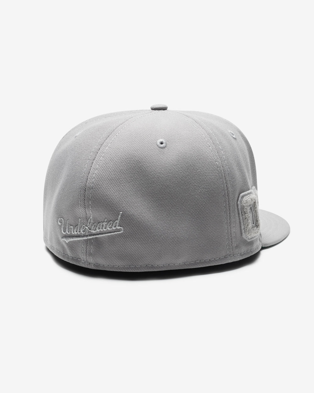 UNDEFEATED X NE MONOCHROME ICON FITTED - MEDIUM GREY