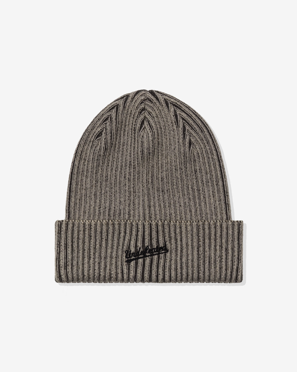 UNDEFEATED CUFFED RIB BEANIE - GREY