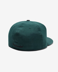 UNDEFEATED X NE WOOL ICON FITTED - DARK GREEN