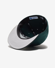 UNDEFEATED X NE WOOL ICON FITTED - DARK GREEN