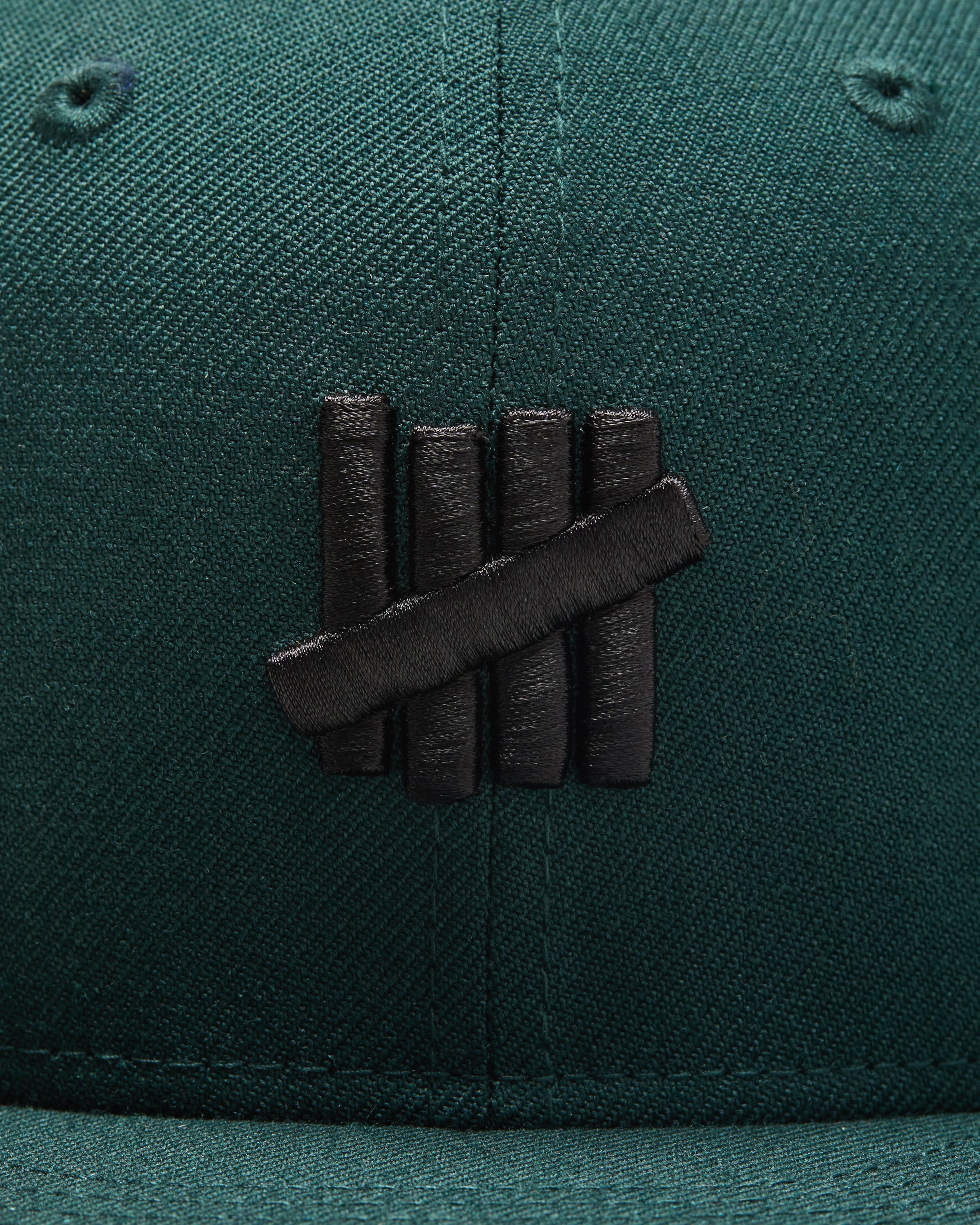 UNDEFEATED X NE WOOL ICON FITTED - DARK GREEN