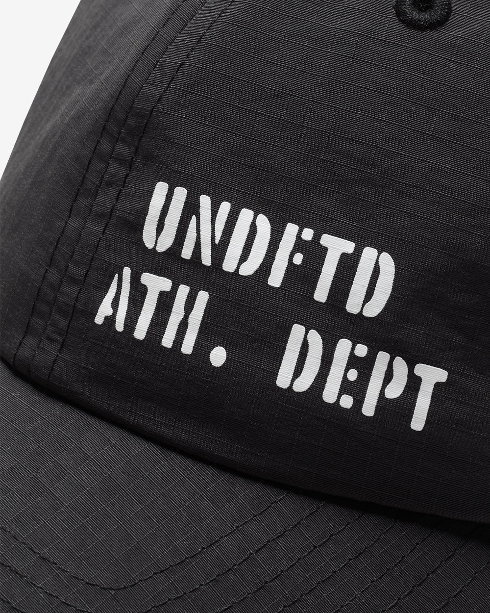 UNDEFEATED STENCIL STRAPBACK - BLACK