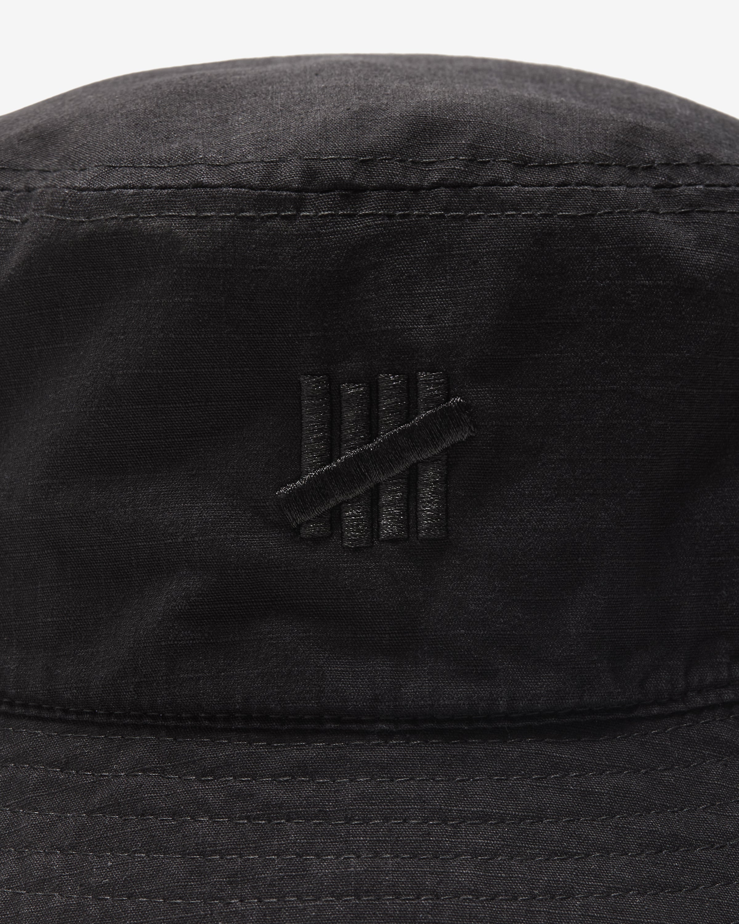 UNDEFEATED RIPSTOP BUCKET HAT - BLACK