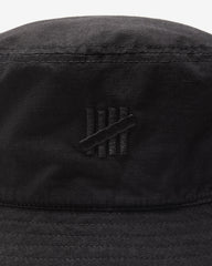 UNDEFEATED RIPSTOP BUCKET HAT - BLACK