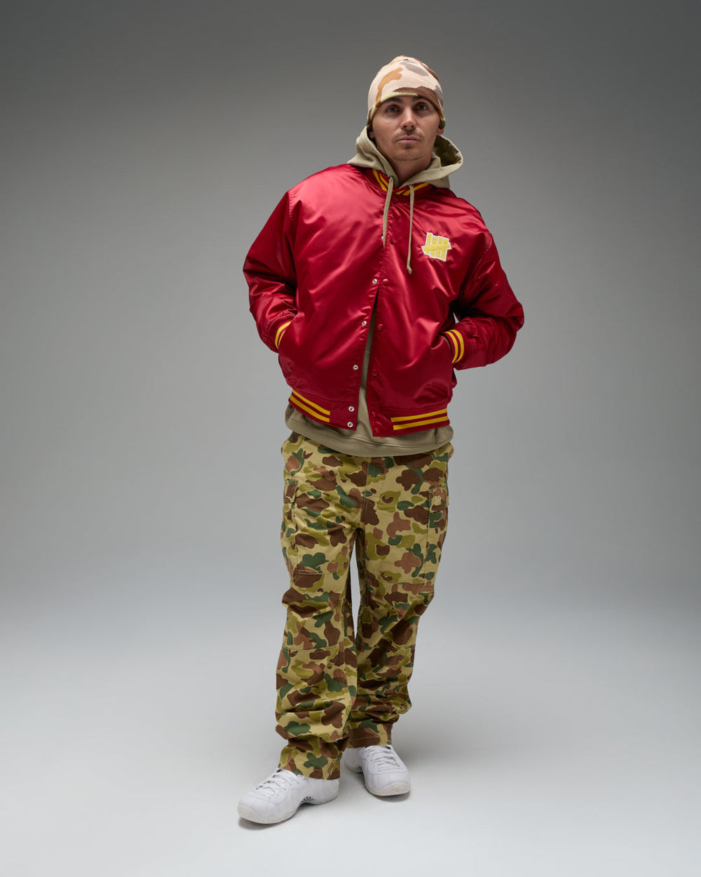 UNDEFEATED TOKE REVERSIBLE BEANIE - CAMO -