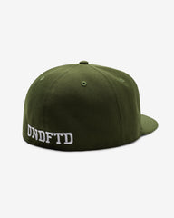 UNDEFEATED X NE CLASSIC ICON FITTED - OLIVE