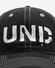 UNDEFEATED DISTRESSED STRAPBACK - BLACK