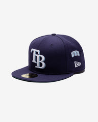 UNDEFEATED X NE X MLB FITTED - TAMPA BAY RAYS -