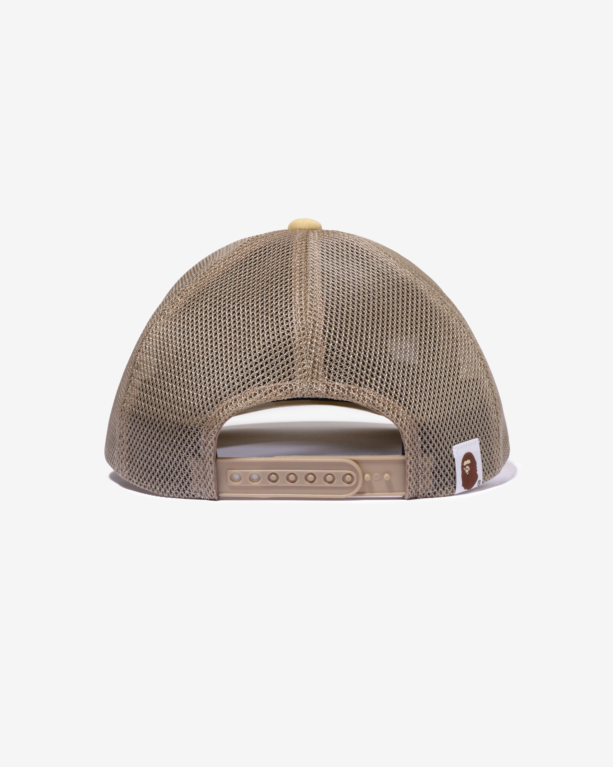 BAPE COLOR CAMO NYC LOGO MESH CAP - YELLOW -