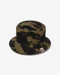 BAPE 1ST CAMO BUCKET HAT - GREEN