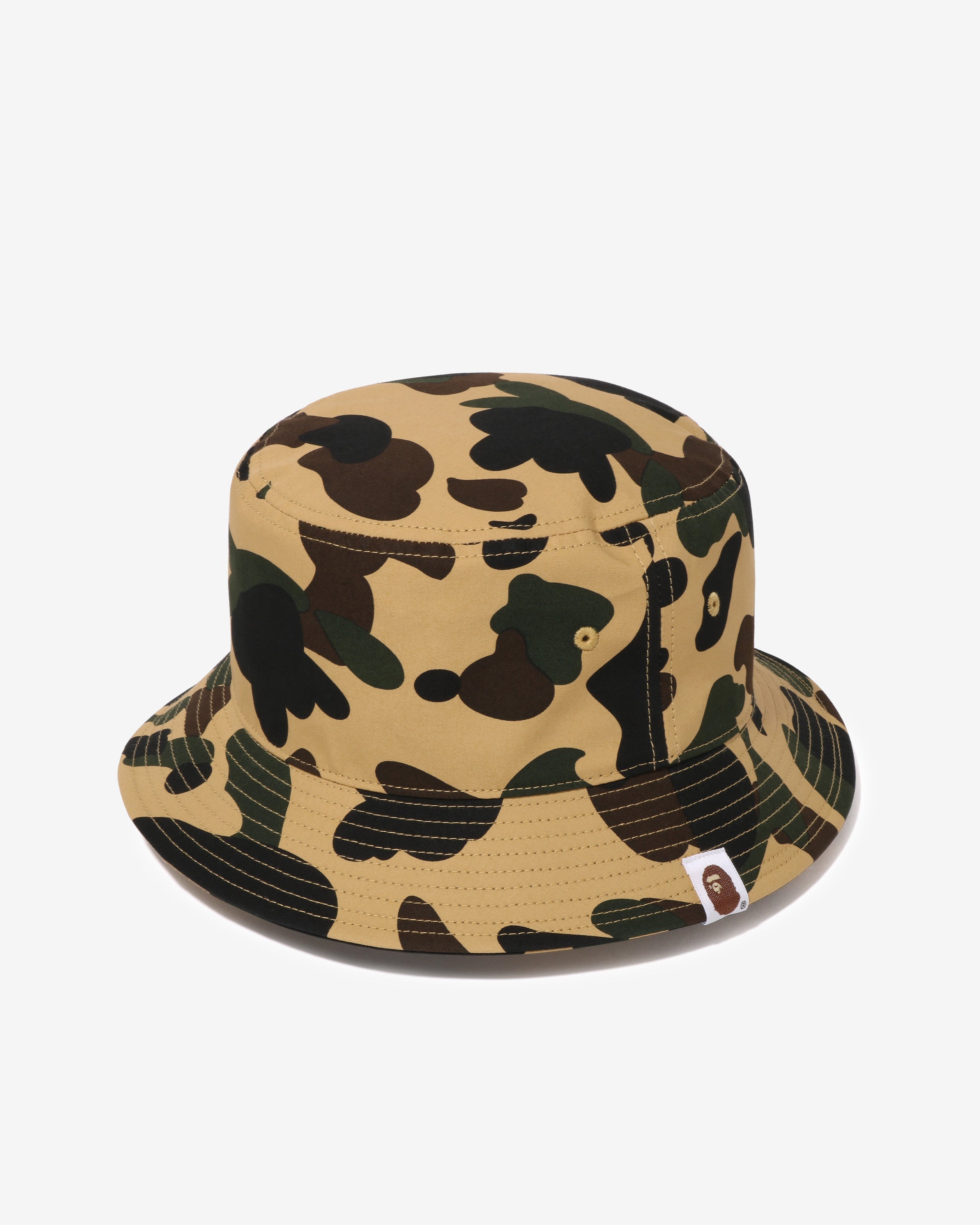 BAPE 1ST CAMO BUCKET HAT - YELLOW
