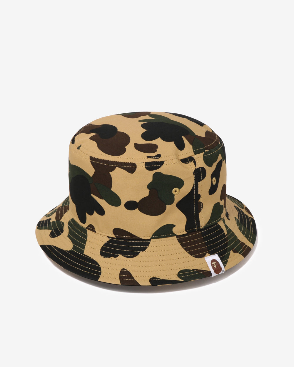 BAPE 1ST CAMO BUCKET HAT - YELLOW