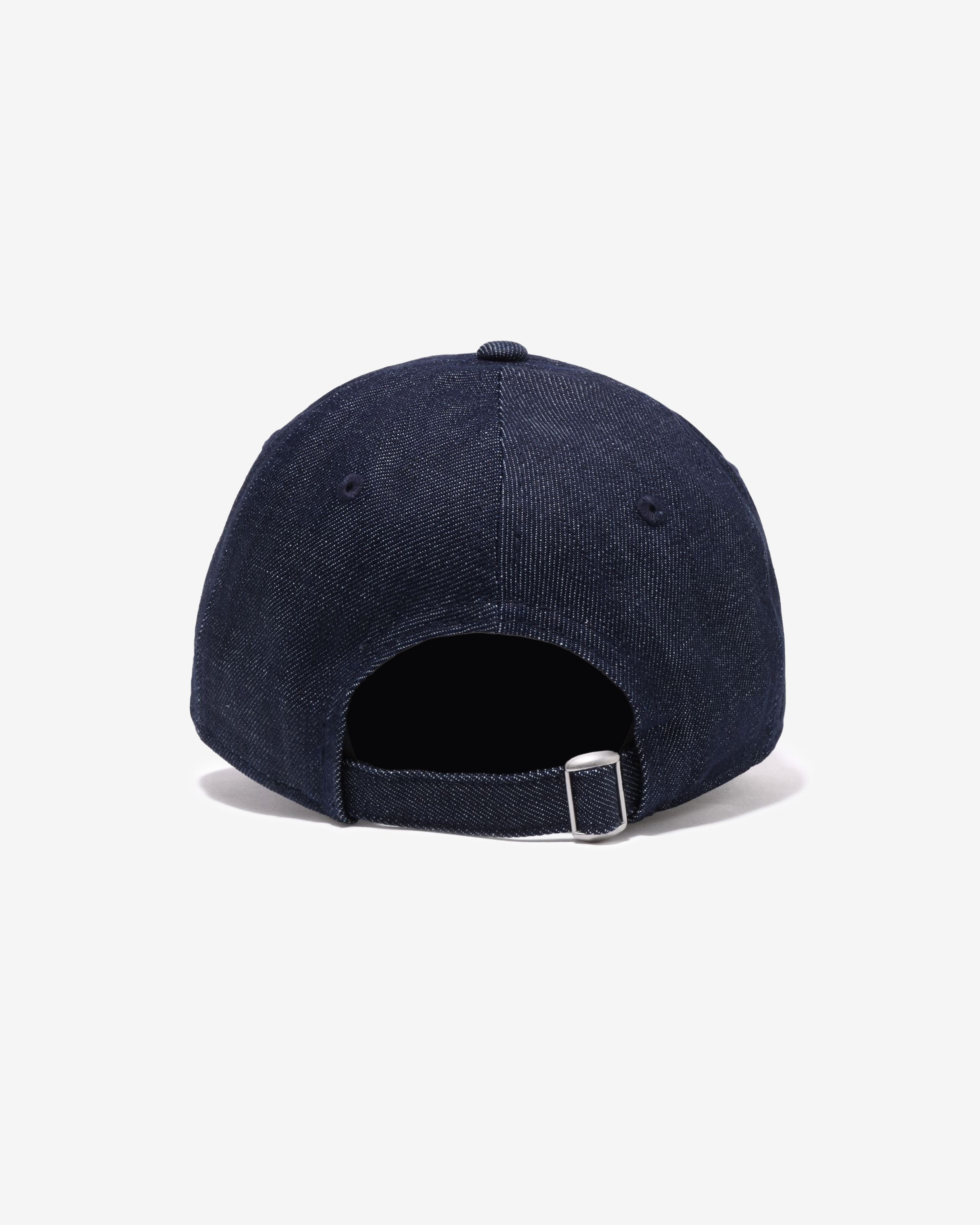 BAPE NYC LOGO DENIM NEW ERA 9TWENTY CAP - INDIGO -