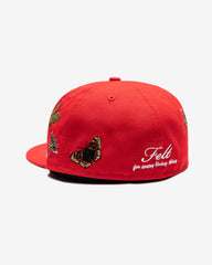 NEW ERA X FELT NBA 5950 FITTED - CHICAGO BULLS -