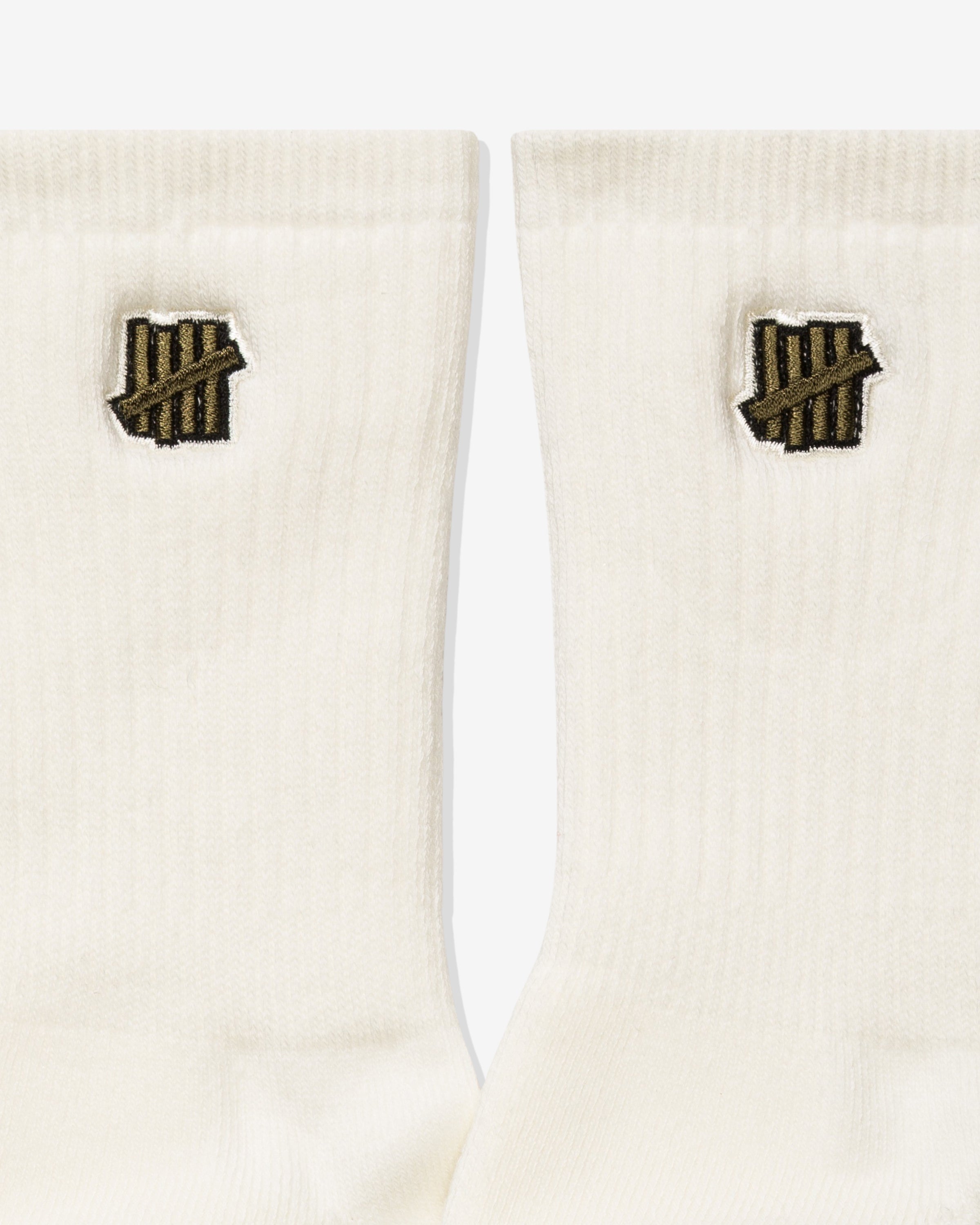 UNDEFEATED PREMIUM ICON CREW SOCK - OFF WHITE