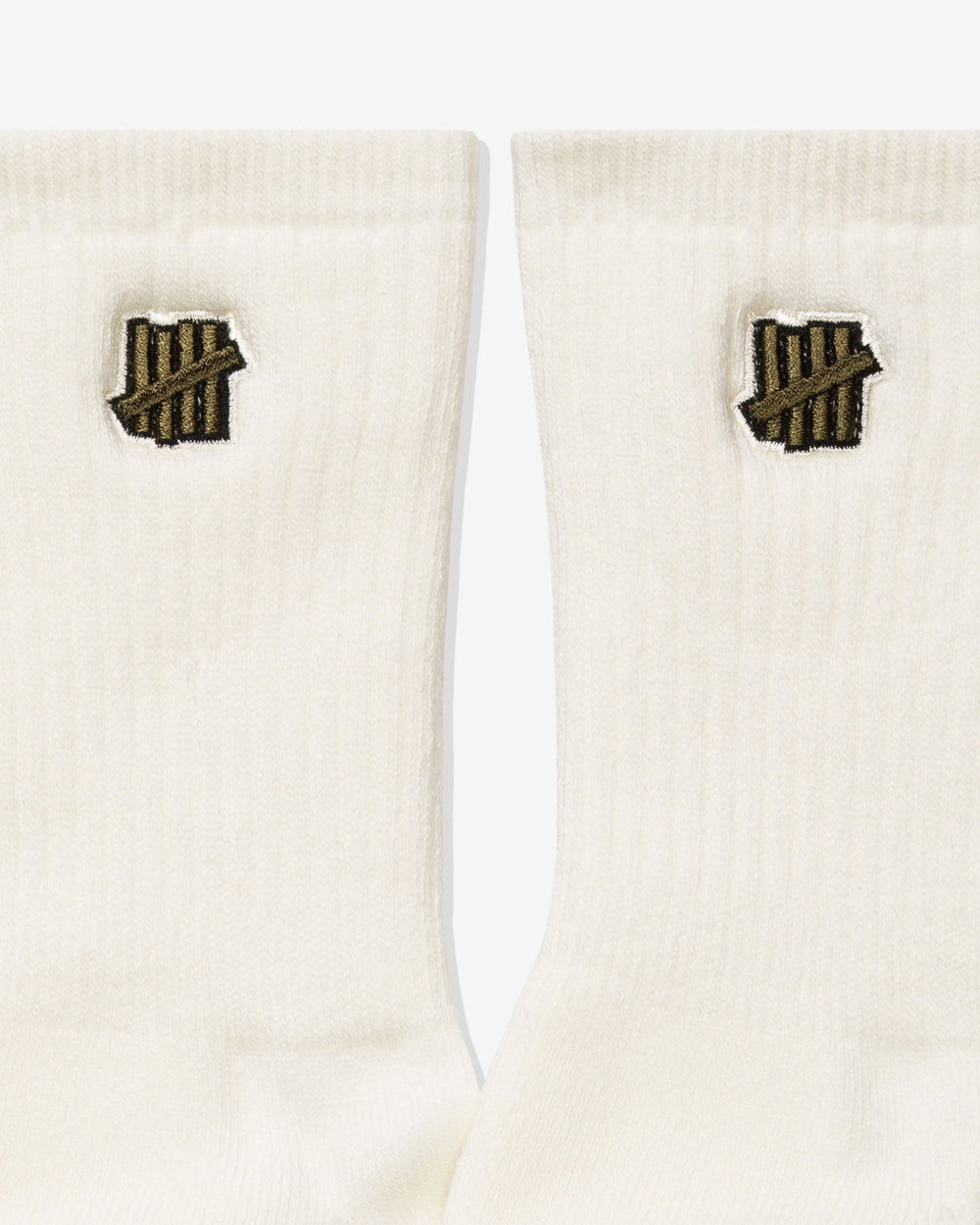 UNDEFEATED PREMIUM ICON CREW SOCK - OFF WHITE