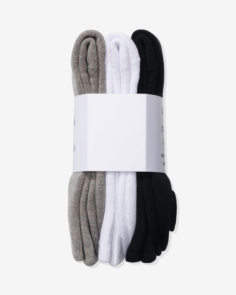 UNDEFEATED ICON CREW SOCK, 3-PACK - MULTI