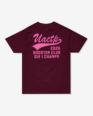UACTP SCRIPT S/S TEE - BURGUNDY