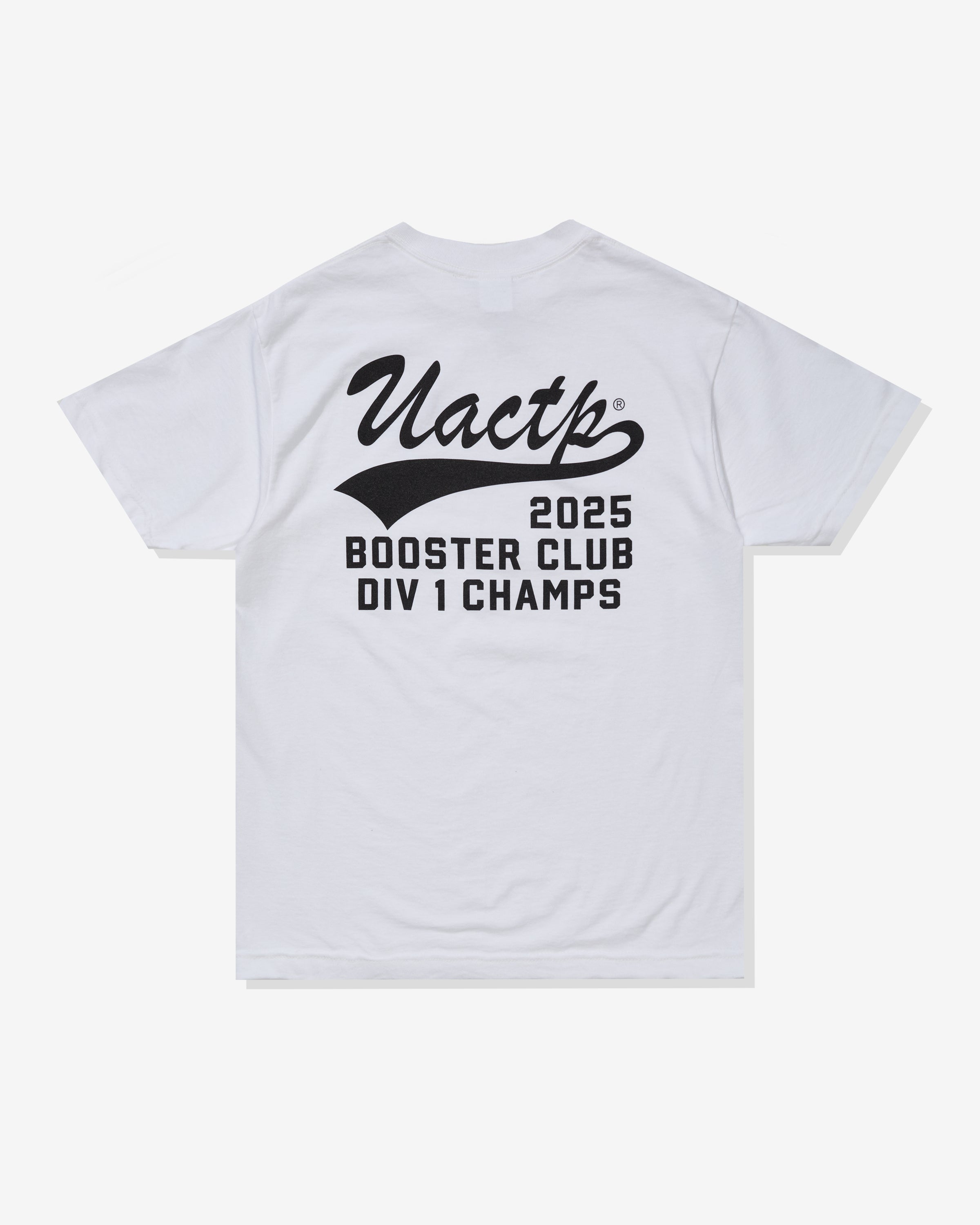 UACTP SCRIPT S/S TEE - WHITE