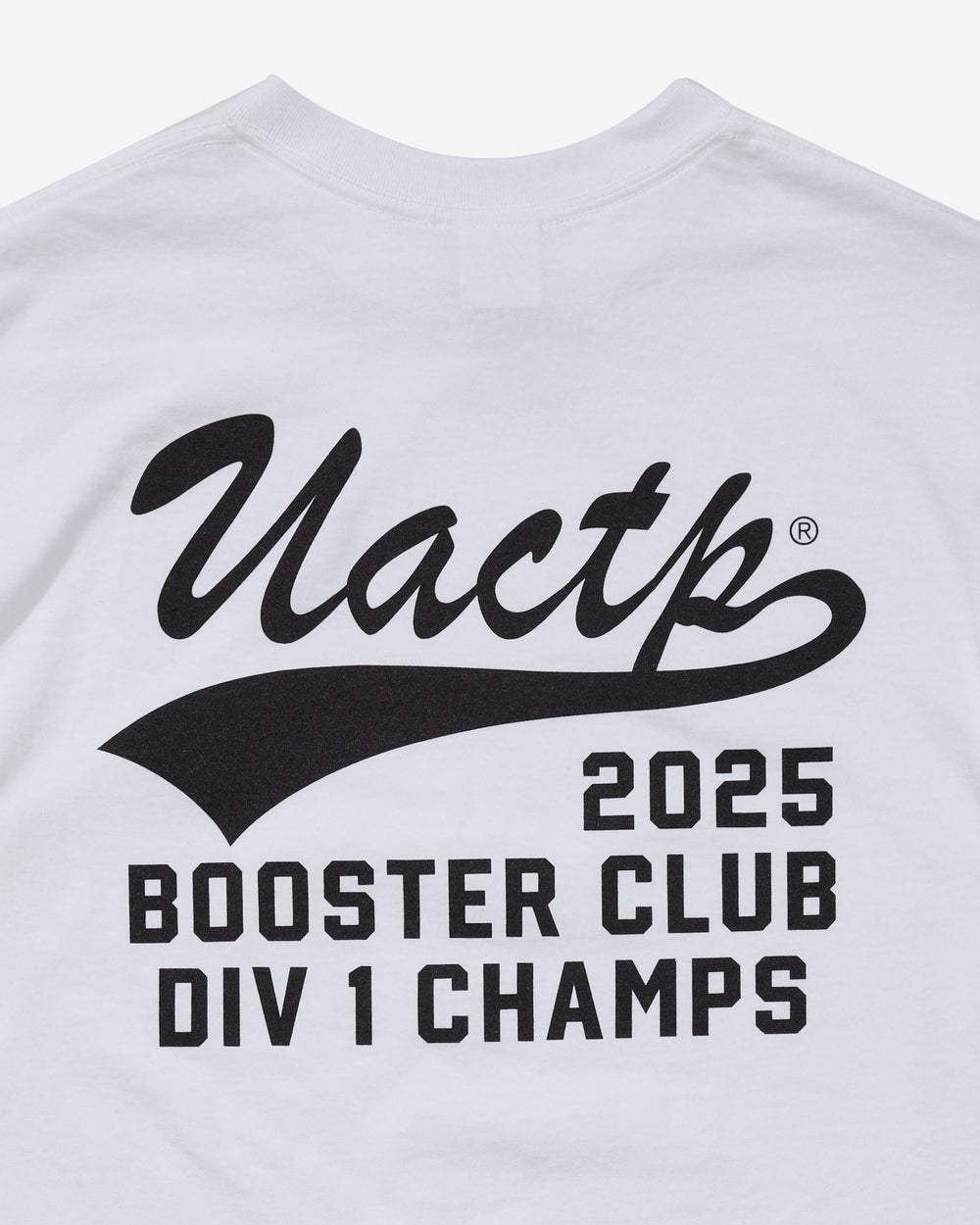 UACTP SCRIPT S/S TEE - WHITE