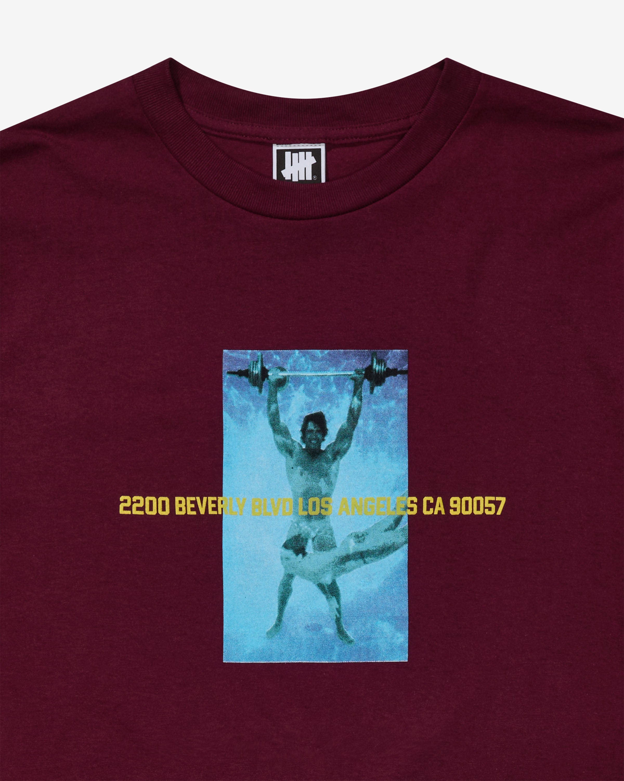 UACTP UNDERWATER S/S TEE - BURGUNDY