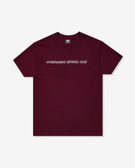 UACTP CLUB S/S TEE - BURGUNDY