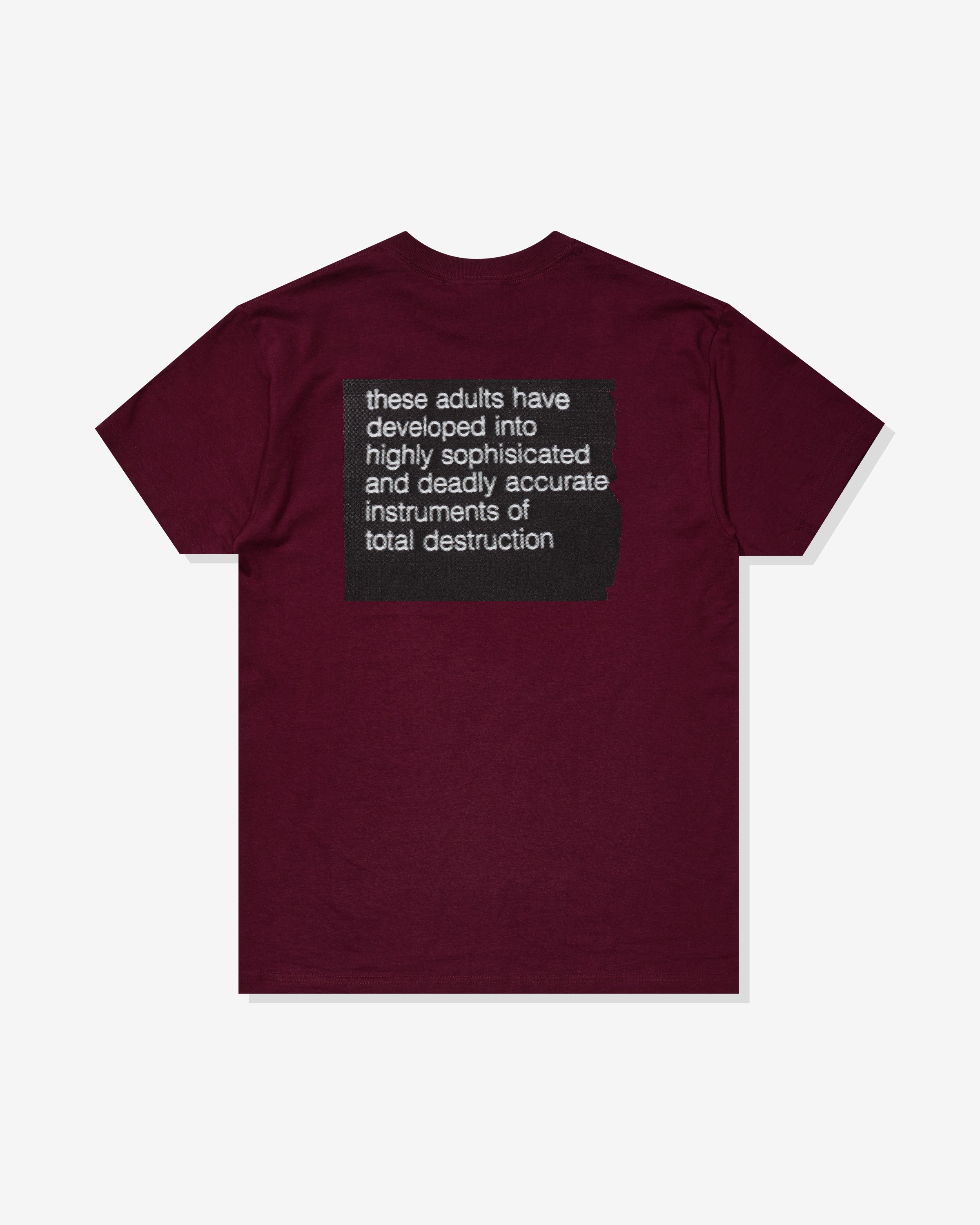 UACTP CLUB S/S TEE - BURGUNDY