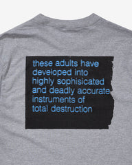 UACTP CLUB S/S TEE - HEATHER GREY