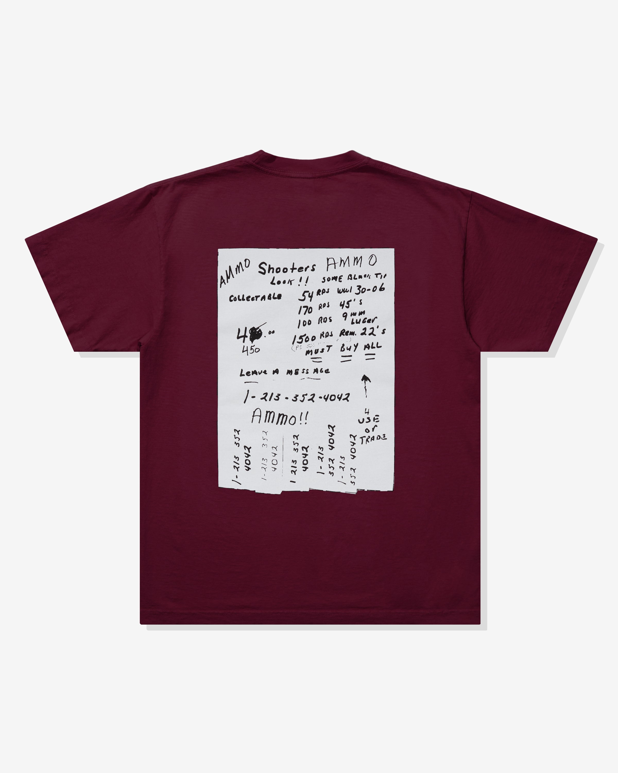 UACTP FLYER S/S TEE - BURGUNDY