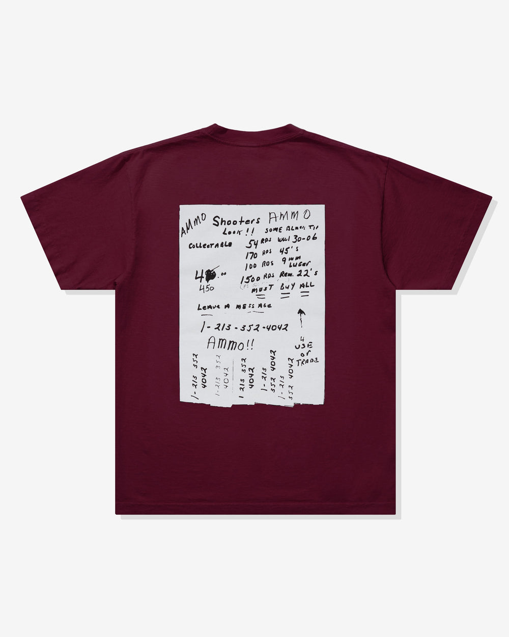 UACTP FLYER S/S TEE - BURGUNDY