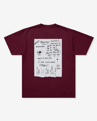 UACTP FLYER S/S TEE - BURGUNDY