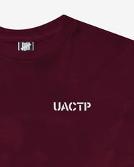 UACTP FLYER S/S TEE - BURGUNDY