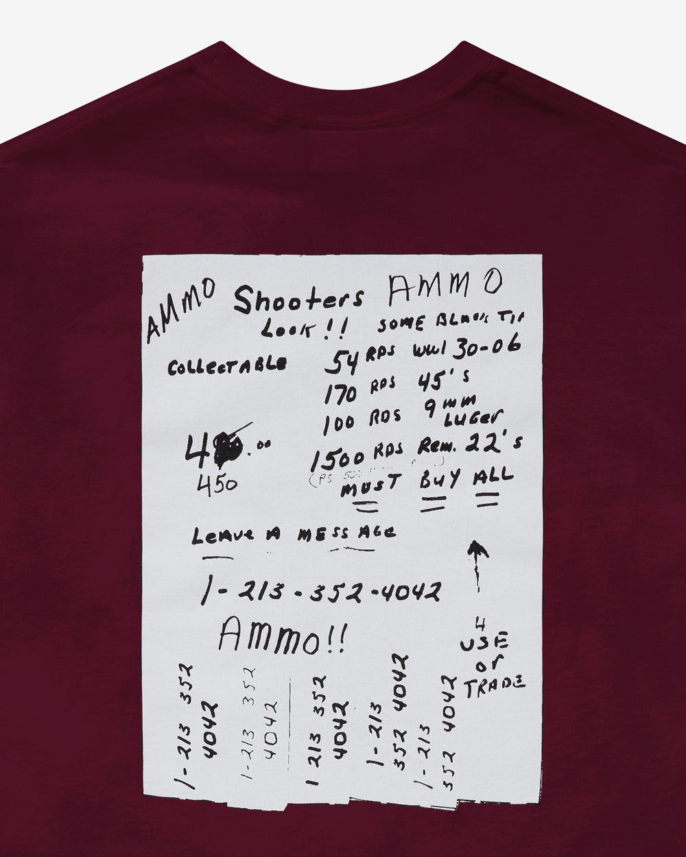 UACTP FLYER S/S TEE - BURGUNDY