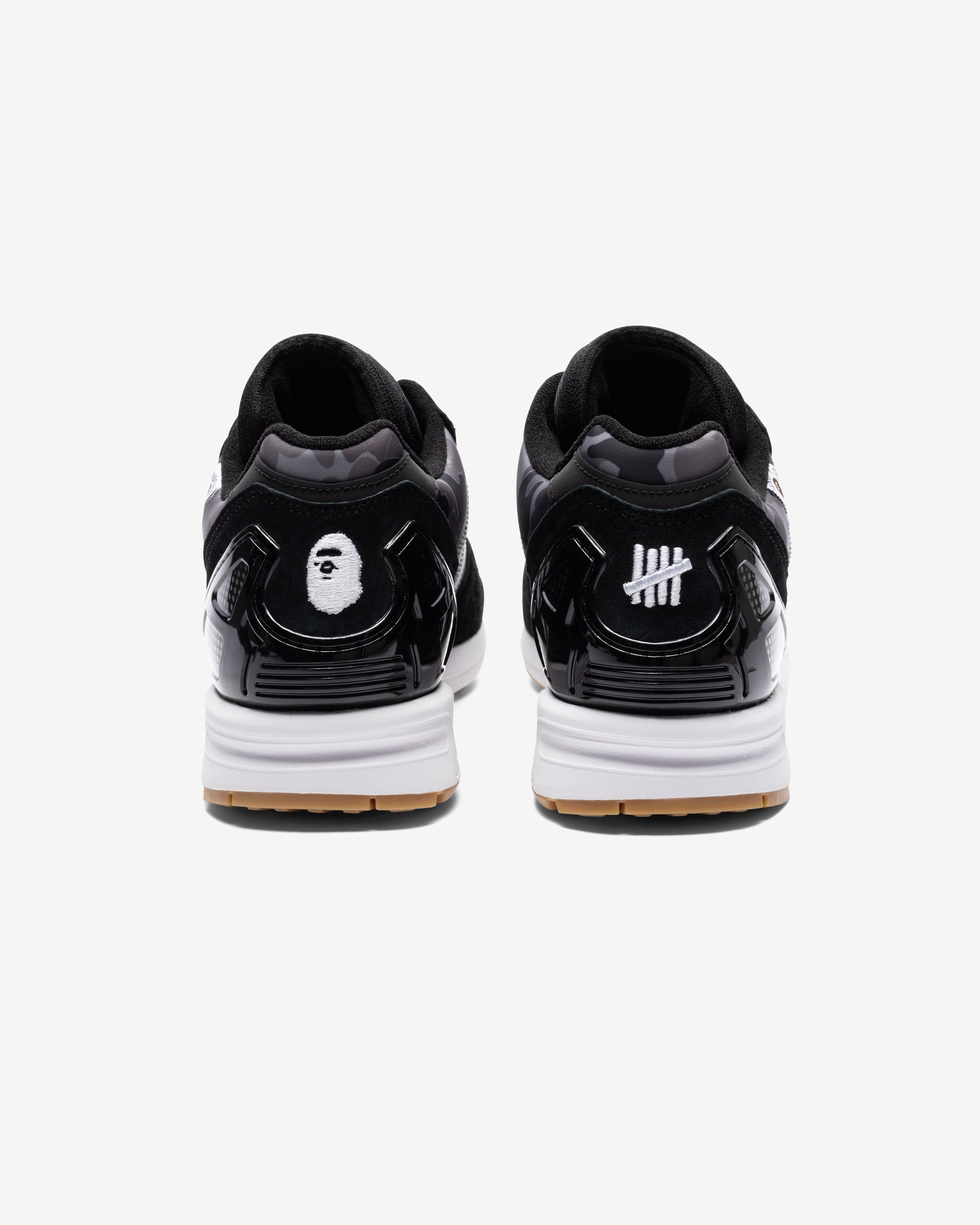 BAPE X UNDEFEATED X ADIDAS ZX 8000 - CBLACK/ CWHITE/ GUM -