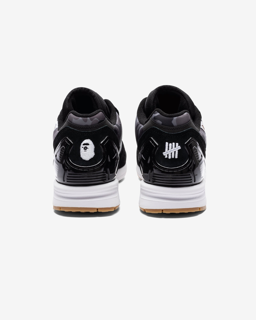 BAPE X UNDEFEATED X ADIDAS ZX 8000 - CBLACK/ CWHITE/ GUM -