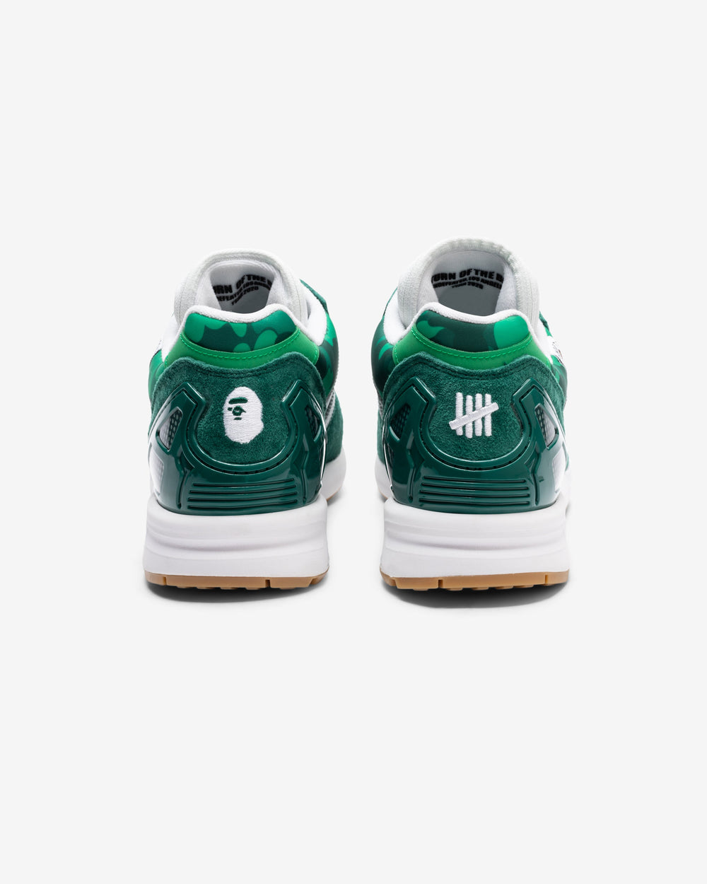 BAPE X UNDEFEATED X ADIDAS ZX 8000 - GREEN/ CWHITE/ GUM -