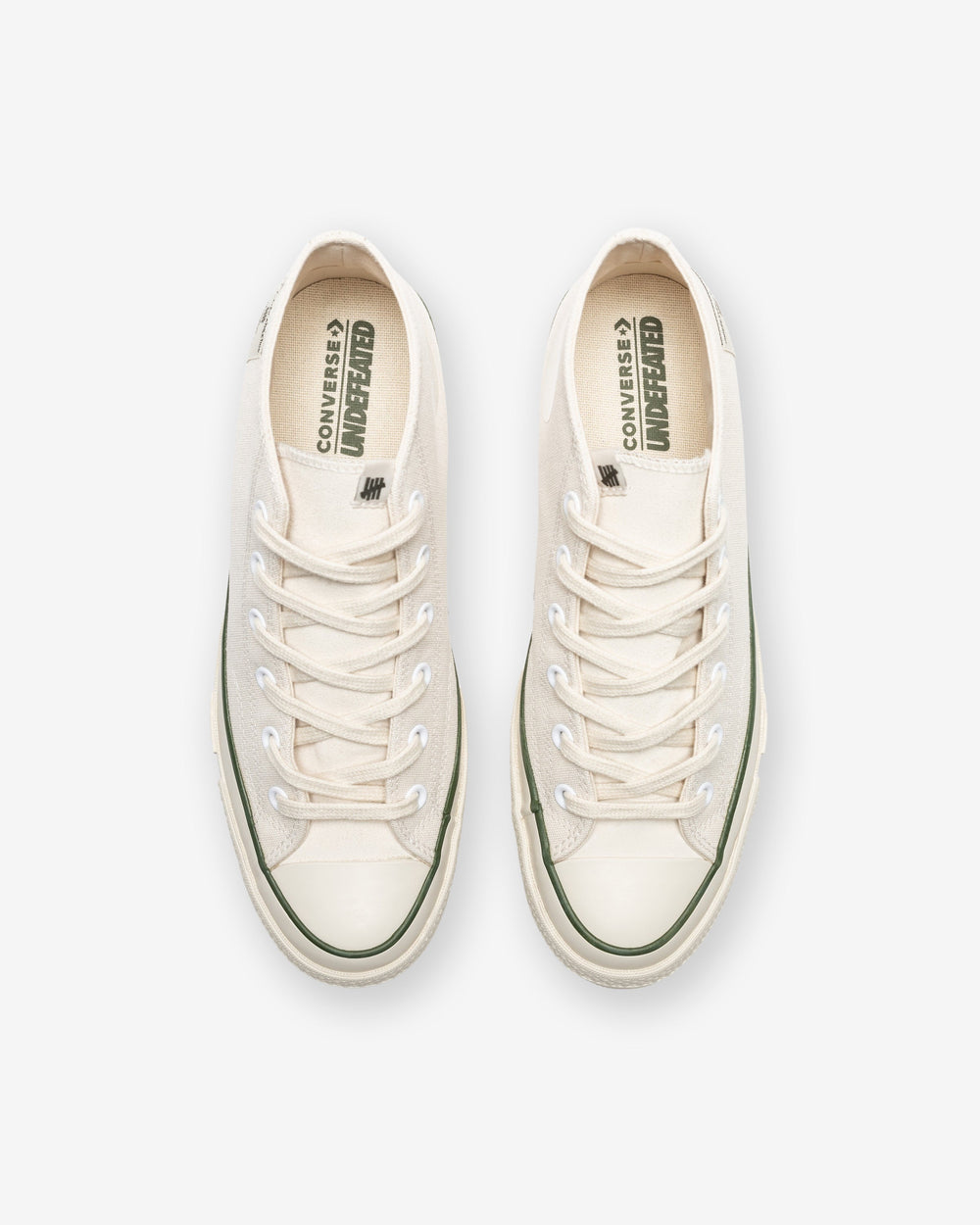 UNDEFEATED X CONVERSE CHUCK 70 MID- PARCHMENT/ CHIVE -