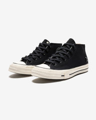 UNDEFEATED X CONVERSE CHUCK 70 MID- BLACK/ NATURALIVORY -