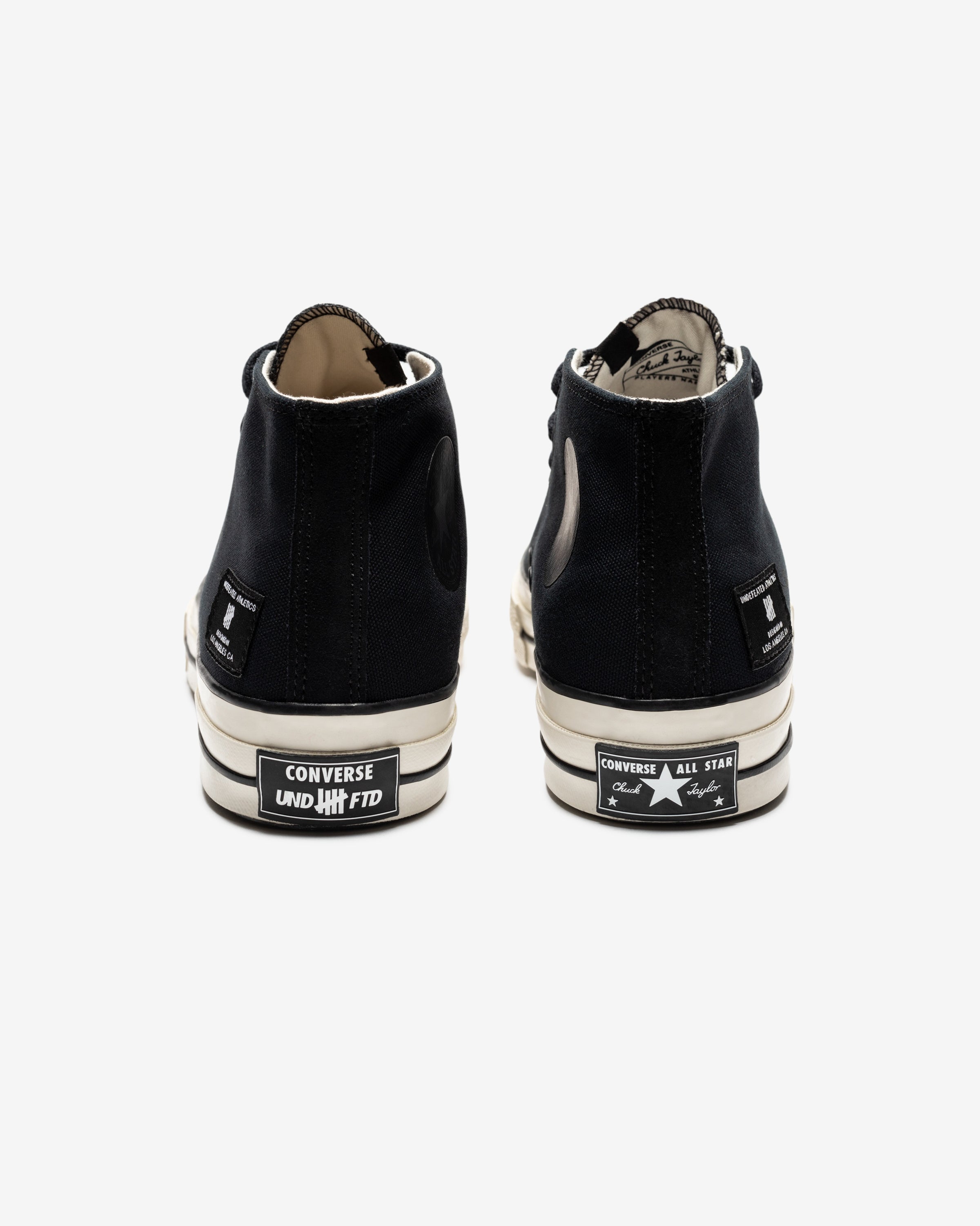UNDEFEATED X CONVERSE CHUCK 70 MID- BLACK/ NATURALIVORY -