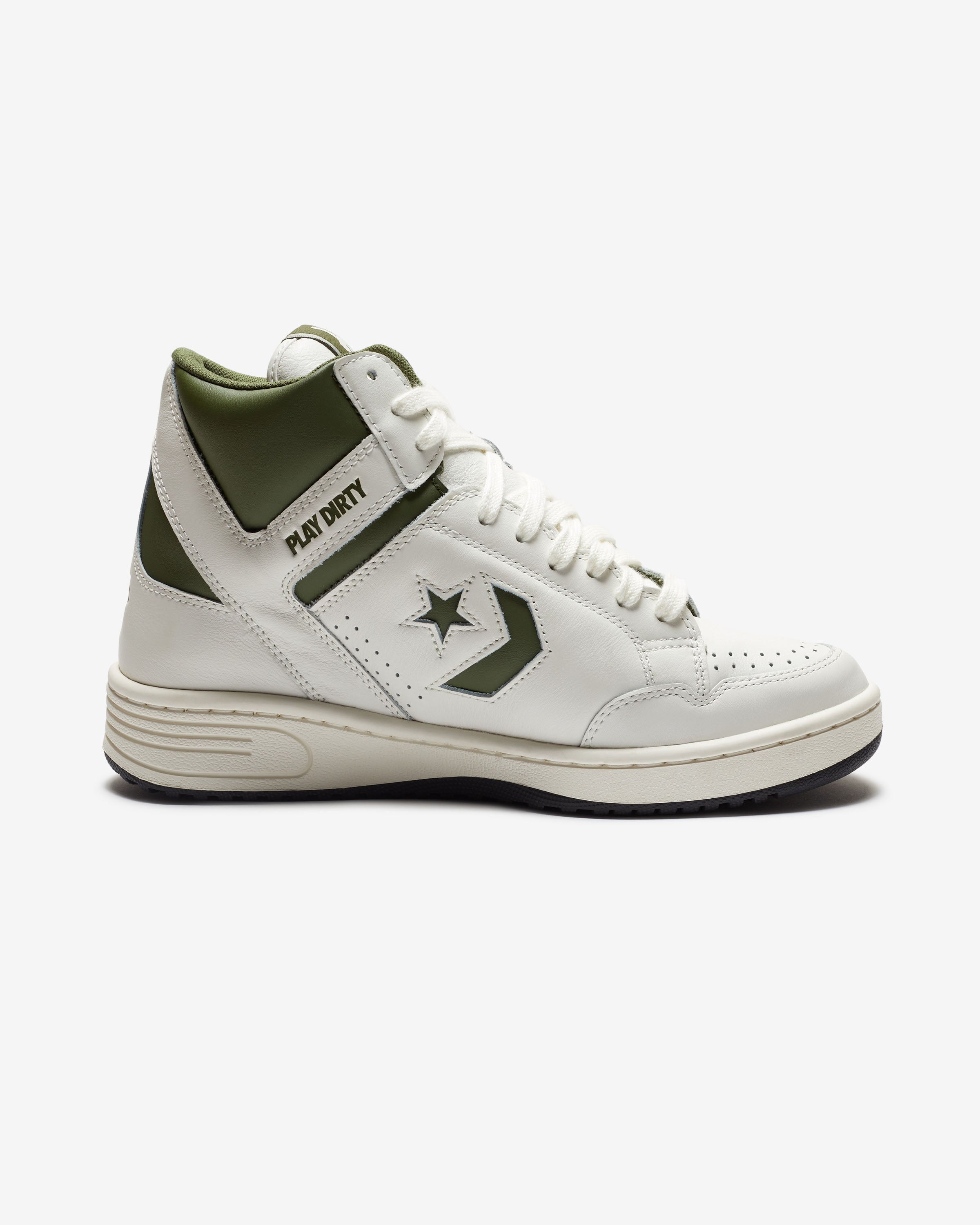 UNDEFEATED X CONVERSE WEAPON MID - VINTAGEWHITE/ CHIVE -