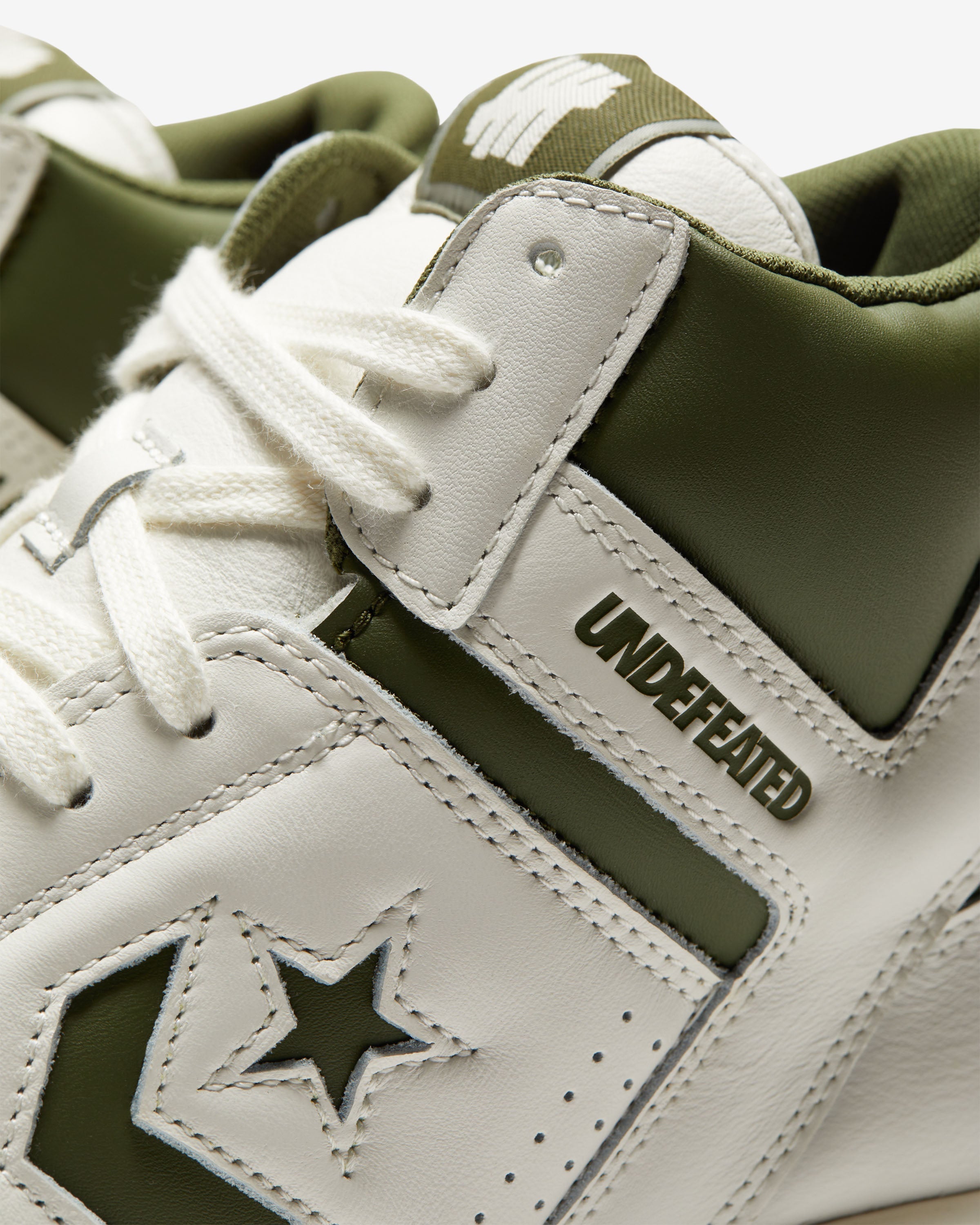 UNDEFEATED X CONVERSE WEAPON MID - VINTAGEWHITE/ CHIVE -