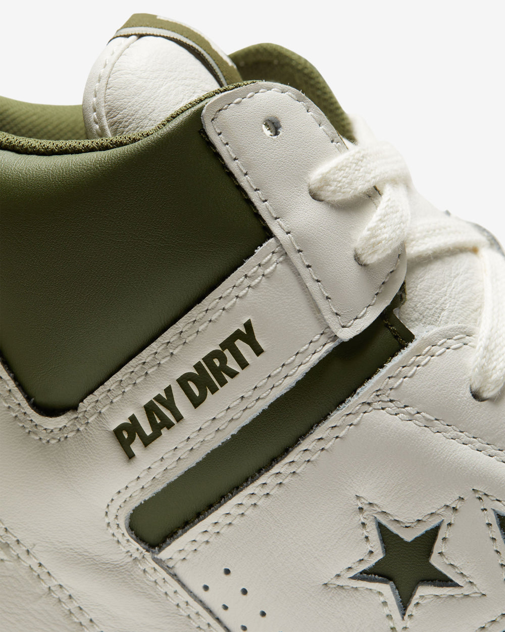 UNDEFEATED X CONVERSE WEAPON MID - VINTAGEWHITE/ CHIVE -