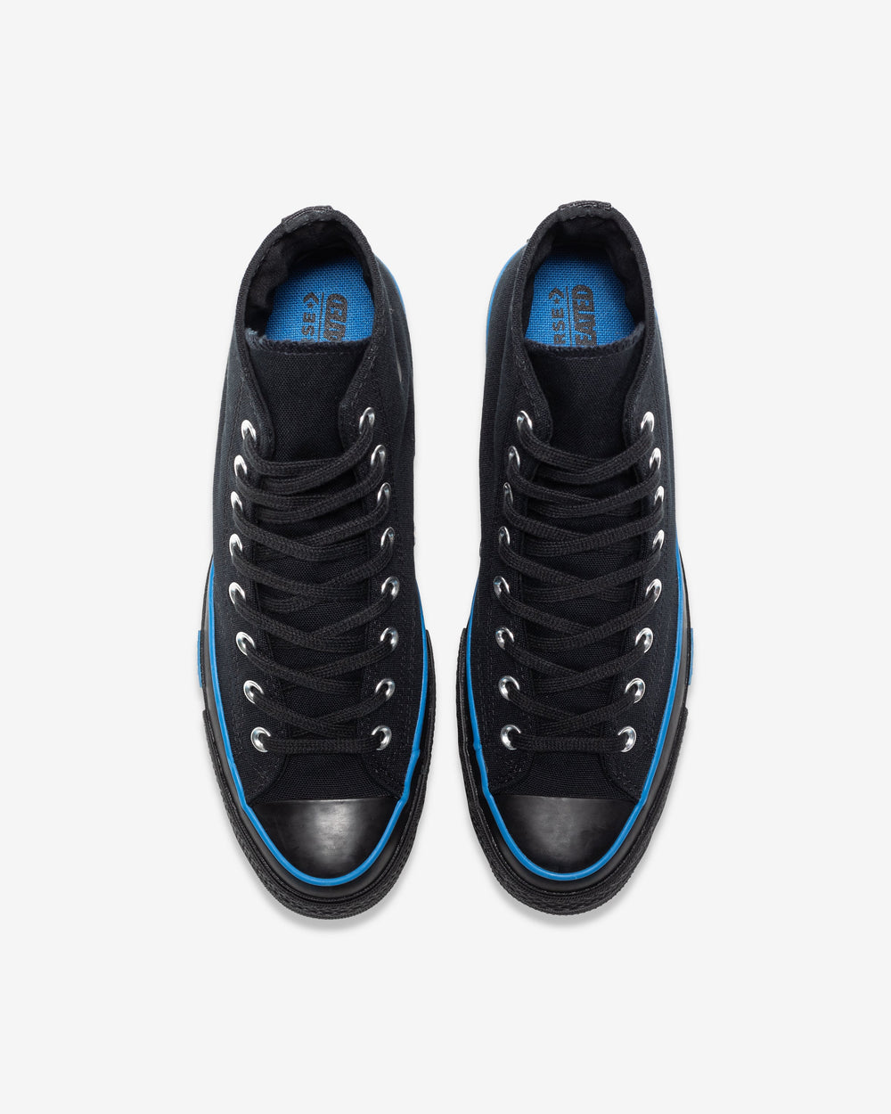 CONVERSE X UNDEFEATED CHUCK 70 HI - BLACK/ IMPERIALBLUE -
