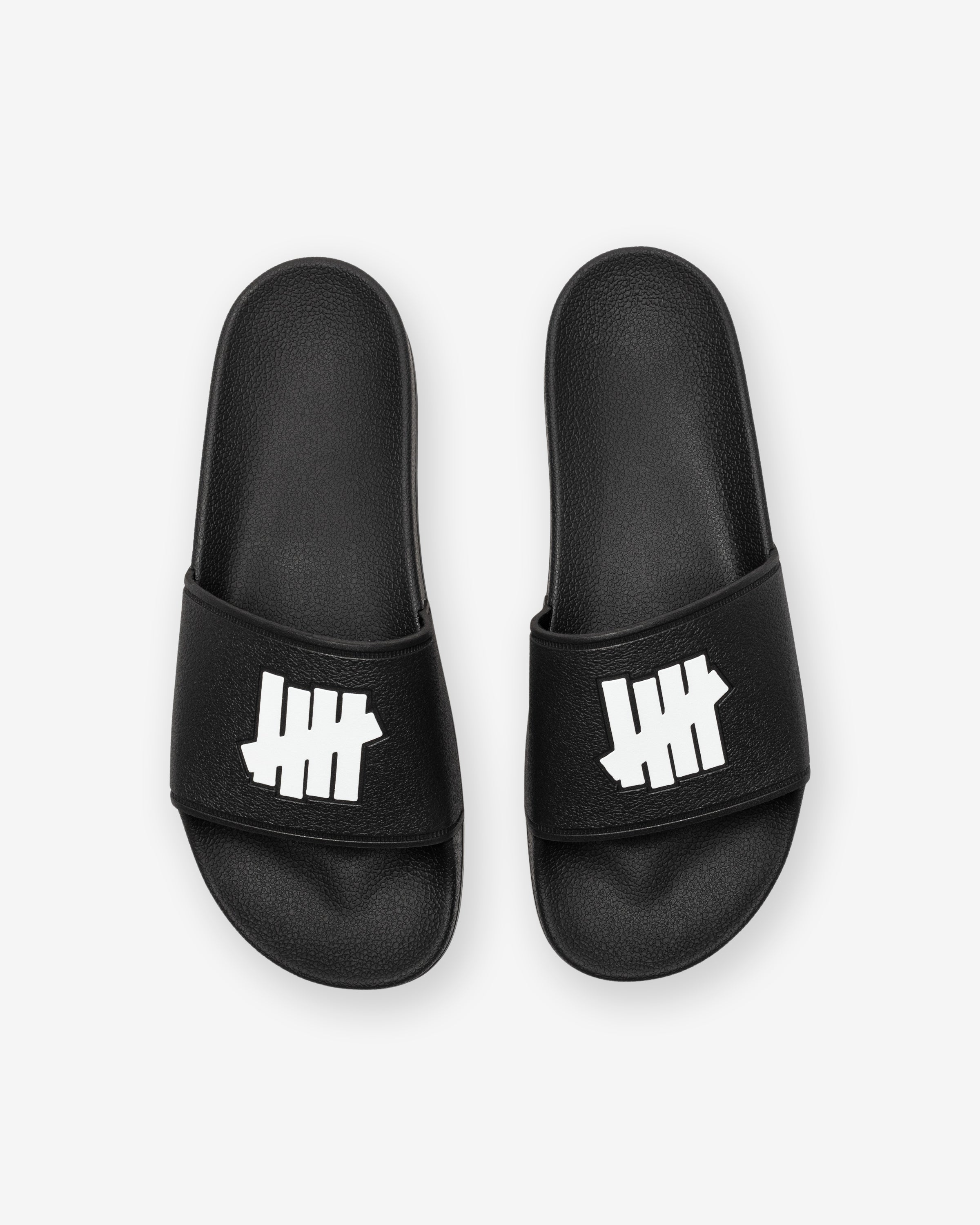 UNDEFEATED ICON CLASSIC SLIDE - BLACK/WHITE